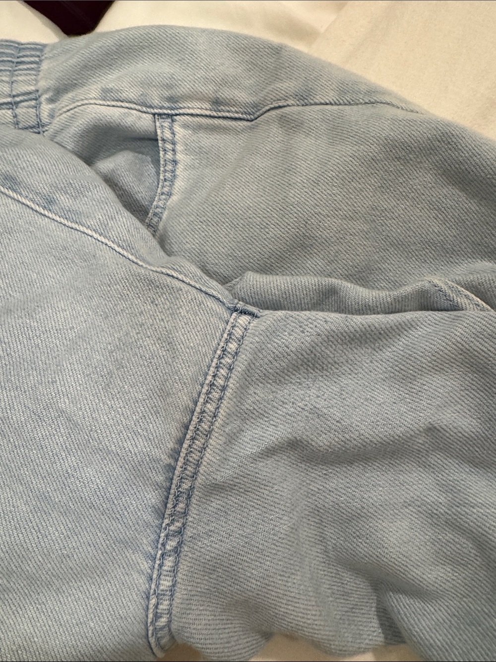Universal Thread Light Blue Wide-Leg Drawstring Jeans - Picture 7 of 8